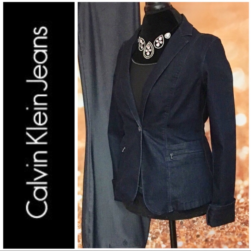 Calvin Klein Denim Blazer